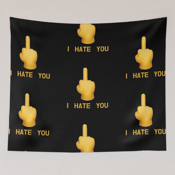 Item preview, I Hate You Emoji | sticker  designed and sold by eleanor27.