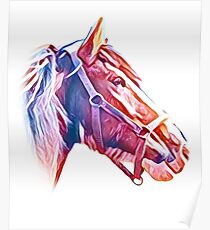 Sunshine Shire horse Poster