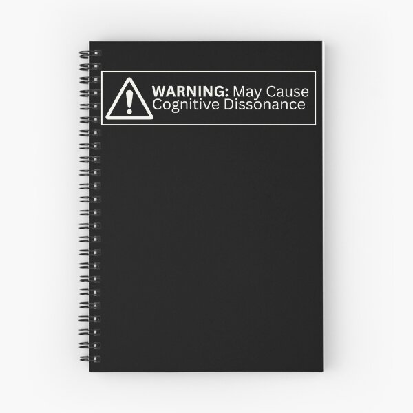 Item preview, Warning May Cause Cognitive Dissonance designed and sold by PoshGIT.