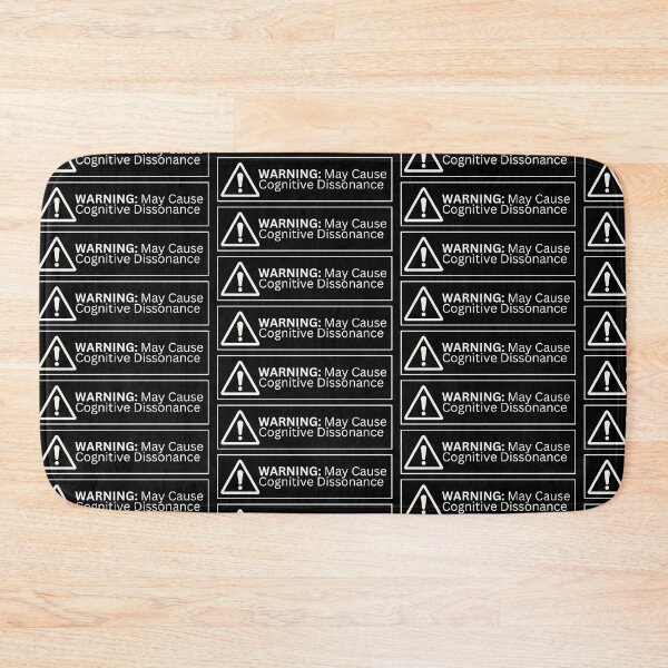 Item preview, Warning May Cause Cognitive Dissonance designed and sold by PoshGIT.