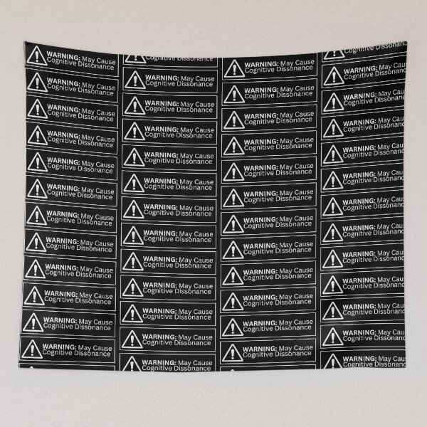 Item preview, Warning May Cause Cognitive Dissonance designed and sold by PoshGIT.