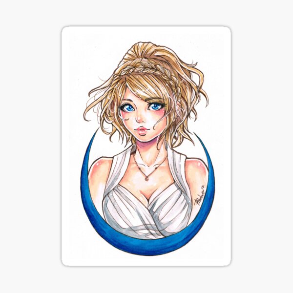 Vista previa del artículo con la obra «Lunafreya », diseñado y vendido por phadmeart.