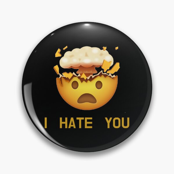 Item preview, I Hate You Emoji | sticker  designed and sold by eleanor27.