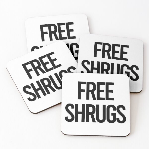 Item preview, Free Shrugs designed and sold by PapaBujuGaming.