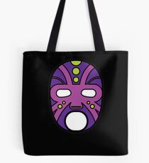 "Lucha Libre" (Free Fight) Mexican Wrestling Mask Purple Tote Bag