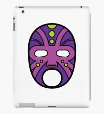 "Lucha Libre" (Free Fight) Mexican Wrestling Mask Purple iPad Case/Skin