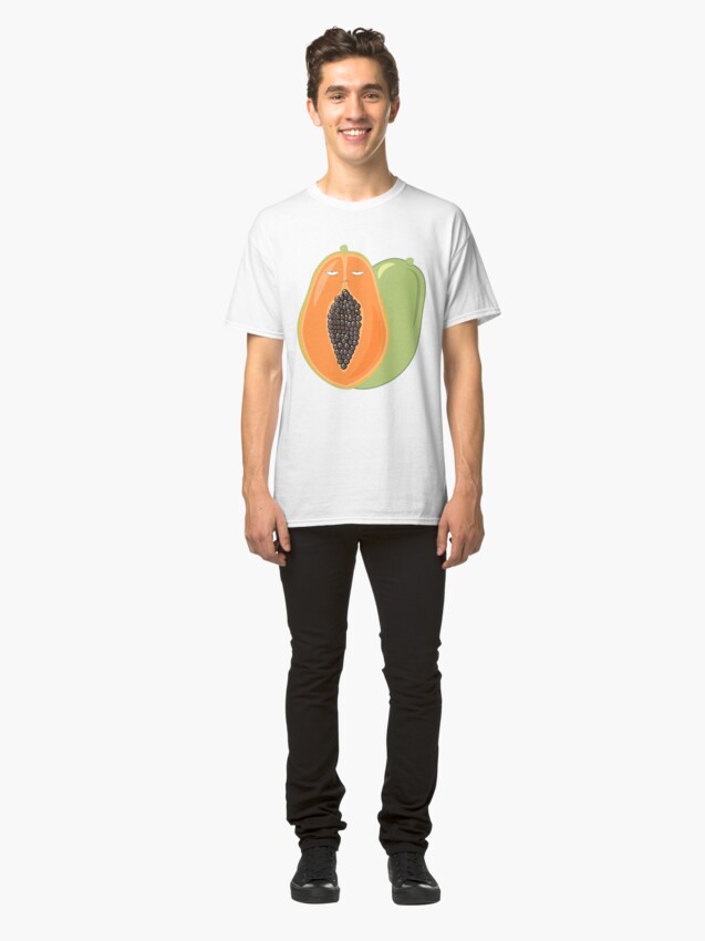 Alternative Ansicht von Papaya Classic T-Shirt