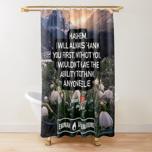 Item preview, Hashem I will always thank you first. Without you I would not have the ability to thank anyone else designed and sold by Stories To Inspire - Motivational Jewish Quotes.
