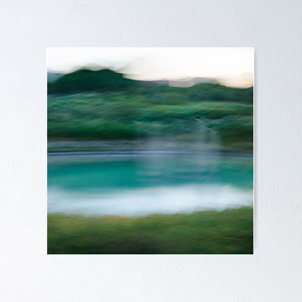 Item preview, Sweeping Turquoise Lake designed and sold by The Discreet Peacock.