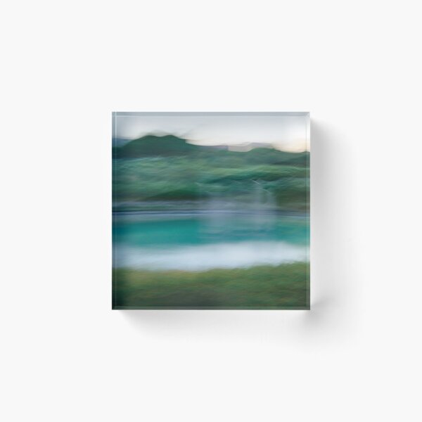 Item preview, Sweeping Turquoise Lake designed and sold by The Discreet Peacock.