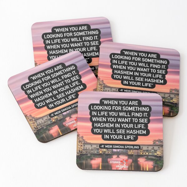 Item preview, When you are looking for something in life you will find it. Always trust Hashem designed and sold by Stories To Inspire - Motivational Jewish Quotes.
