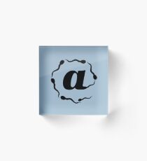 AT the beginning of the Internet Acrylic Block