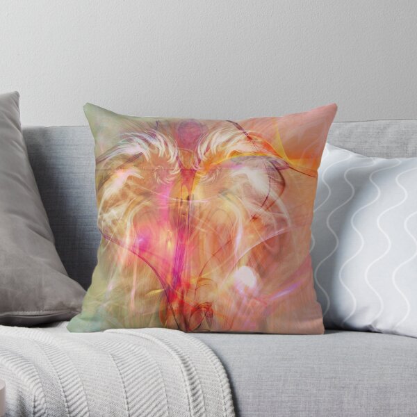Angel of love Throw Pillow