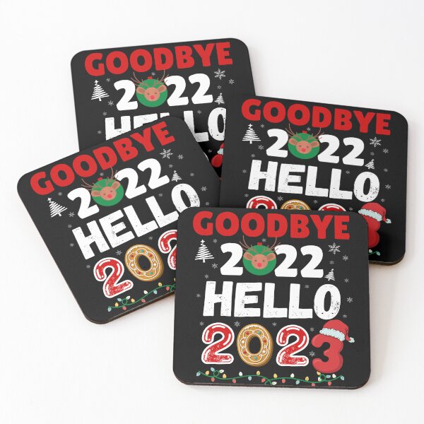 Item preview, Goodbye 2022 Hello 2023 Happy New Year Funny Xmas designed and sold by Sasikharn.