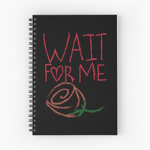 Item preview, Wait For Me With Rose Sticker designed and sold by Sapphiresacosta.
