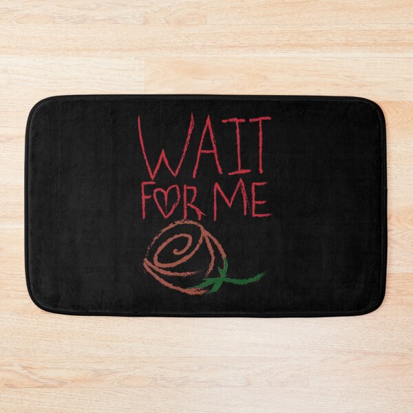 Item preview, Wait For Me With Rose Sticker designed and sold by Sapphiresacosta.