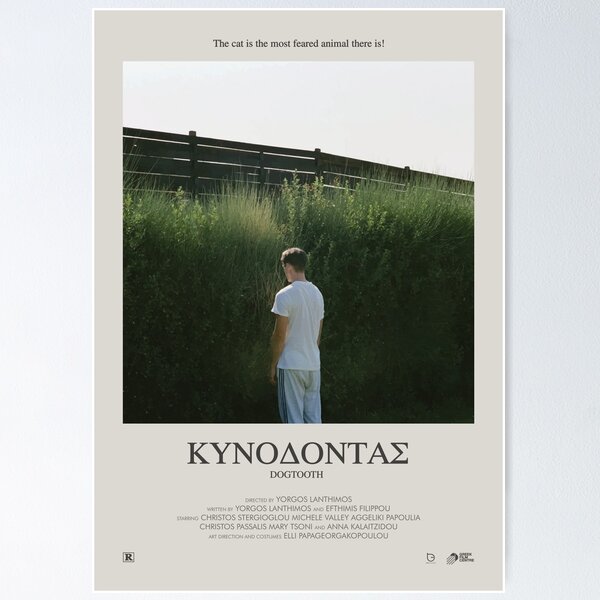Dogtooth Minimalist Poster Poster