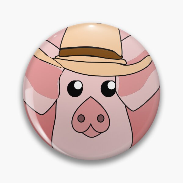 Item preview, pig in a cowboy hat  designed and sold by Fett-bricks.