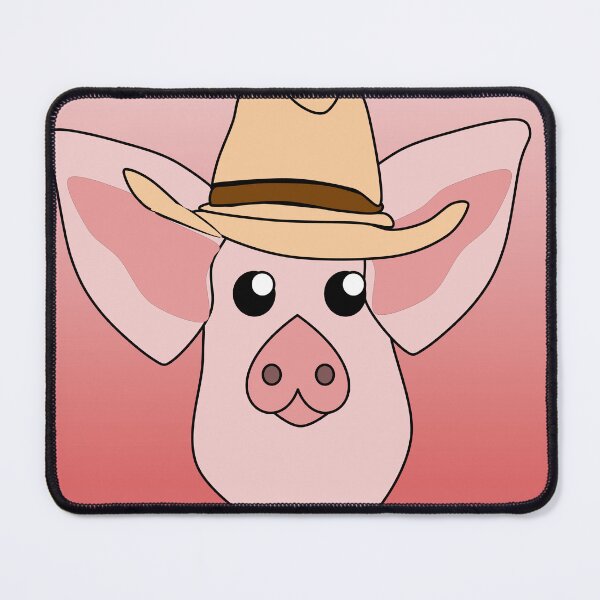 Item preview, pig in a cowboy hat designed and sold by Fett-bricks.
