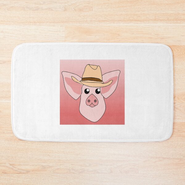 Item preview, pig in a cowboy hat  designed and sold by Fett-bricks.