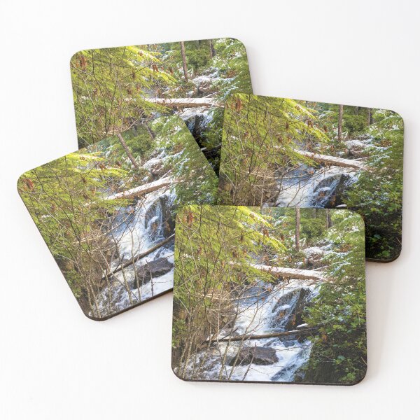 Item preview, River And Tree Branches. Comox Strathcona, British Columbia designed and sold by PureCanvas.