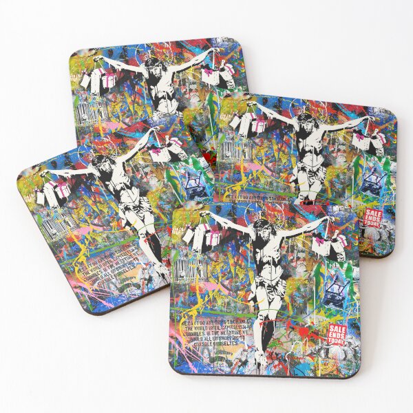 Item preview, Banksy Shopping Jesus Pop Street Art Mashup designed and sold by WE-ARE-BANKSY.