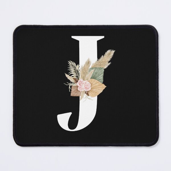 Item preview, letter j floral designed and sold by LU NA.