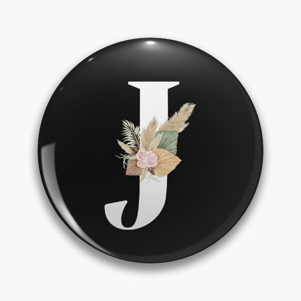 Item preview, letter j floral designed and sold by LU NA.