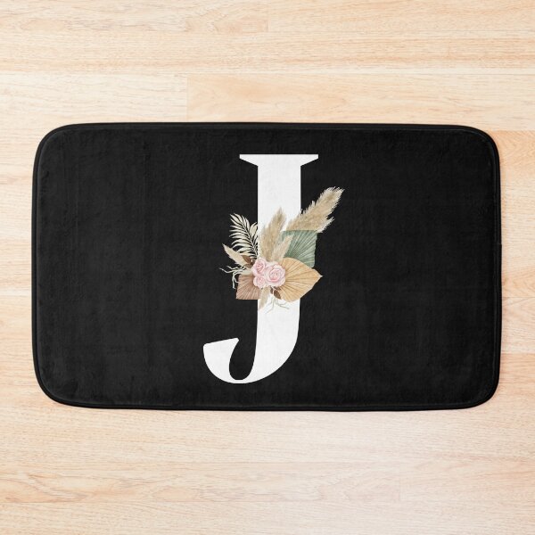 Item preview, letter j floral designed and sold by LU NA.