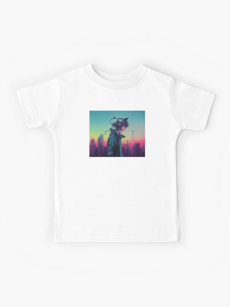 Futuristic anime CatBoy gifts for manga lovers Kids T-Shirt for Sale by  MobiusSpot