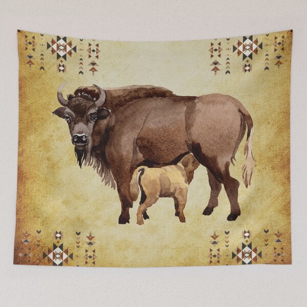 Item preview, Bison - Born To Roam designed and sold by handsoftime2020.