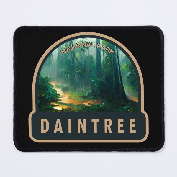 Item preview, Daintree National Park Australia Badge designed and sold by KrisSidDesigns.