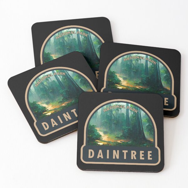 Item preview, Daintree National Park Australia Badge designed and sold by KrisSidDesigns.