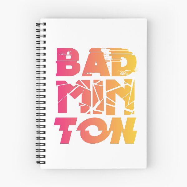 Item preview, Badminton Distorted Grungy Typography designed and sold by Designs by Lee.