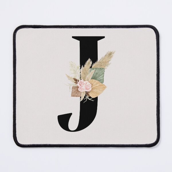 Item preview, letter j floral designed and sold by LU NA.