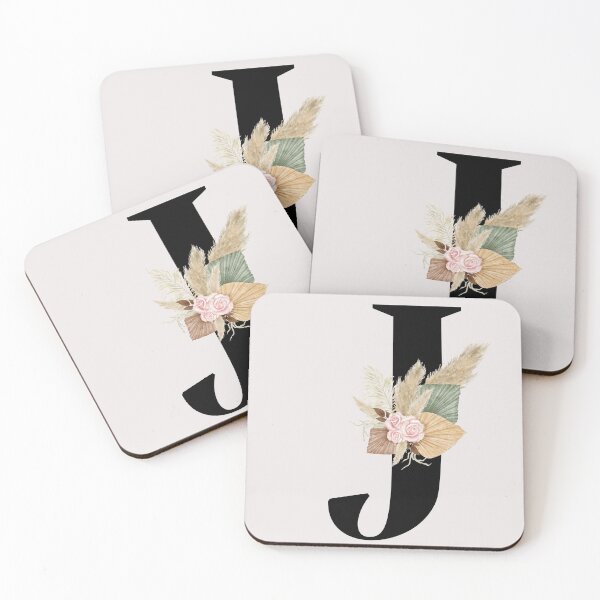 Item preview, letter j floral designed and sold by LU NA.