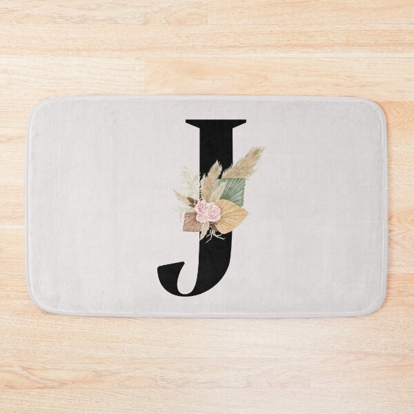 Item preview, letter j floral designed and sold by LU NA.