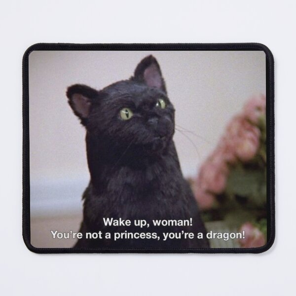 Item preview, Salem the Cat - “Wake up Woman!” designed and sold by R-uby.