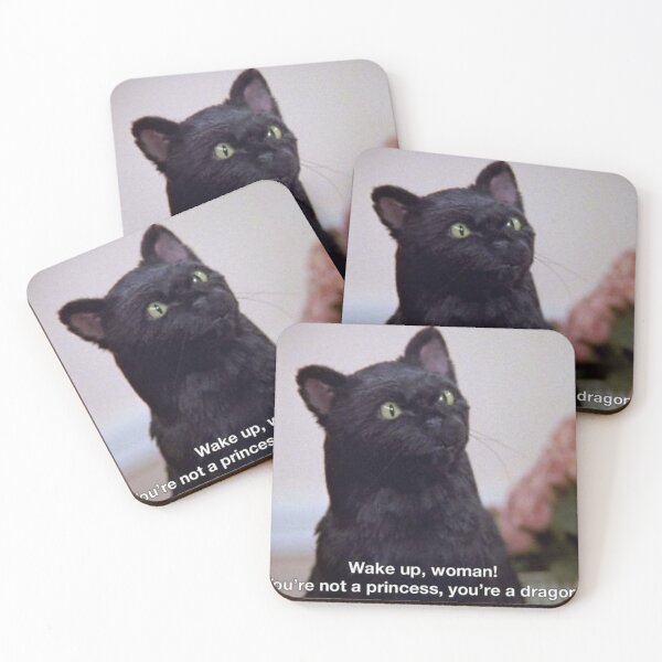 Item preview, Salem the Cat - “Wake up Woman!”  designed and sold by R-uby.