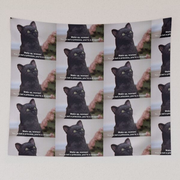 Item preview, Salem the Cat - “Wake up Woman!”  designed and sold by R-uby.