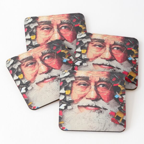 Item preview, Popart Santa made of Newspaper Snippets designed and sold by XmasPatterns.