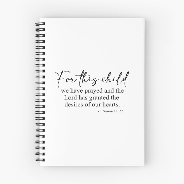 Item preview, For This Child We Have Prayed - 1 Samuel 1:27 designed and sold by JCL Design Studio.