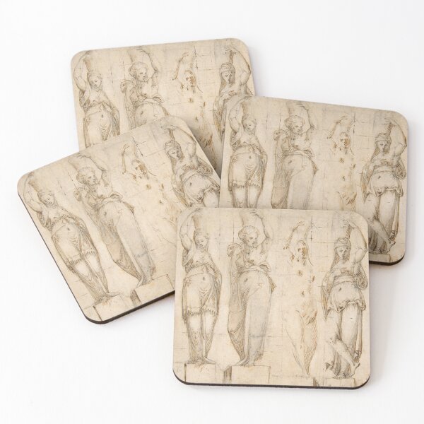 Item preview, Four Canephori by Carlo Urbino designed and sold by Vintage Designs +.