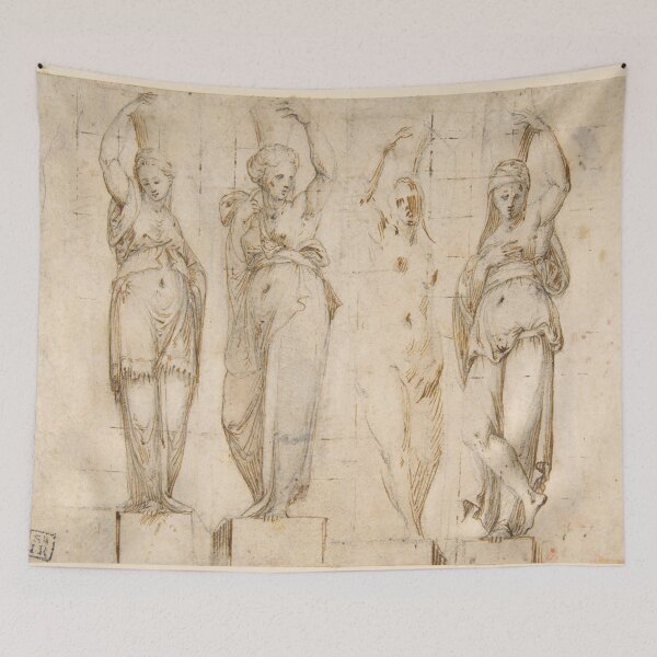Item preview, Four Canephori by Carlo Urbino designed and sold by Vintage Designs +.