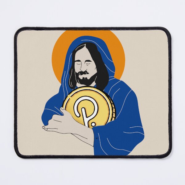 Item preview, Jesus loves Crypto Polkadot DOT designed and sold by Crypmetal.