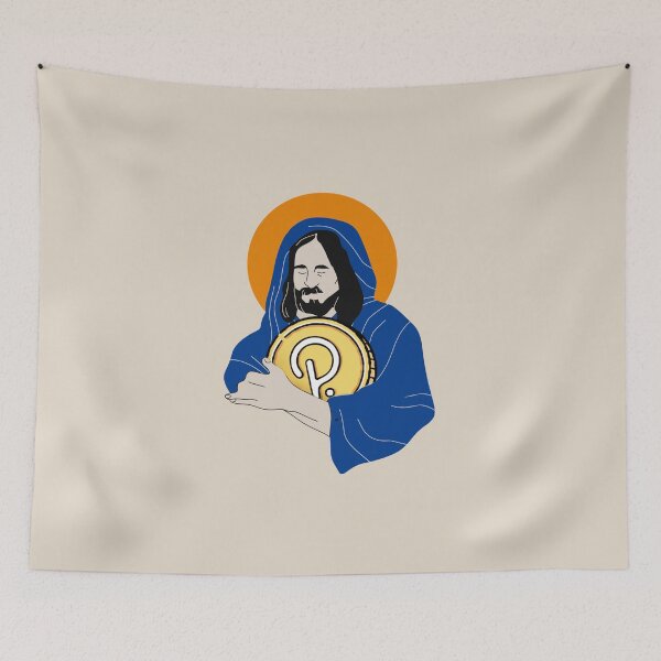 Item preview, Jesus loves Crypto Polkadot DOT designed and sold by Crypmetal.