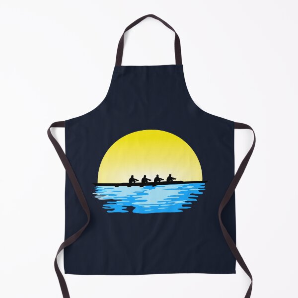 Item preview, Rowing, Crew, Quad Rowing team on water and sunset designed and sold by claudiasartwork.