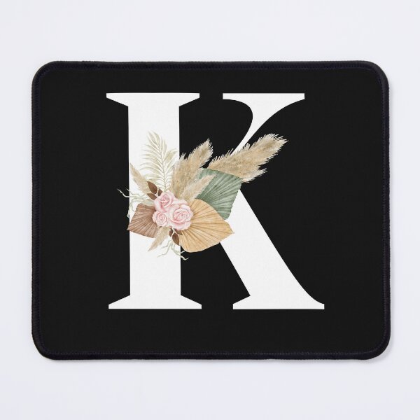 Item preview, letter k floral designed and sold by LU NA.