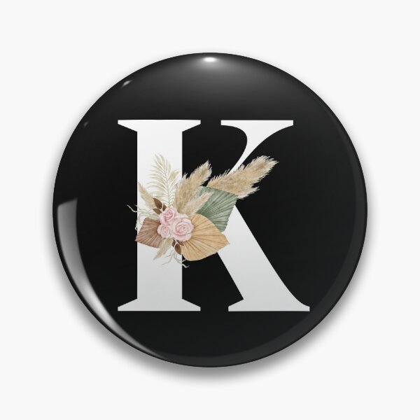 Item preview, letter k floral designed and sold by LU NA.