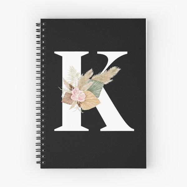 Item preview, letter k floral designed and sold by LU NA.